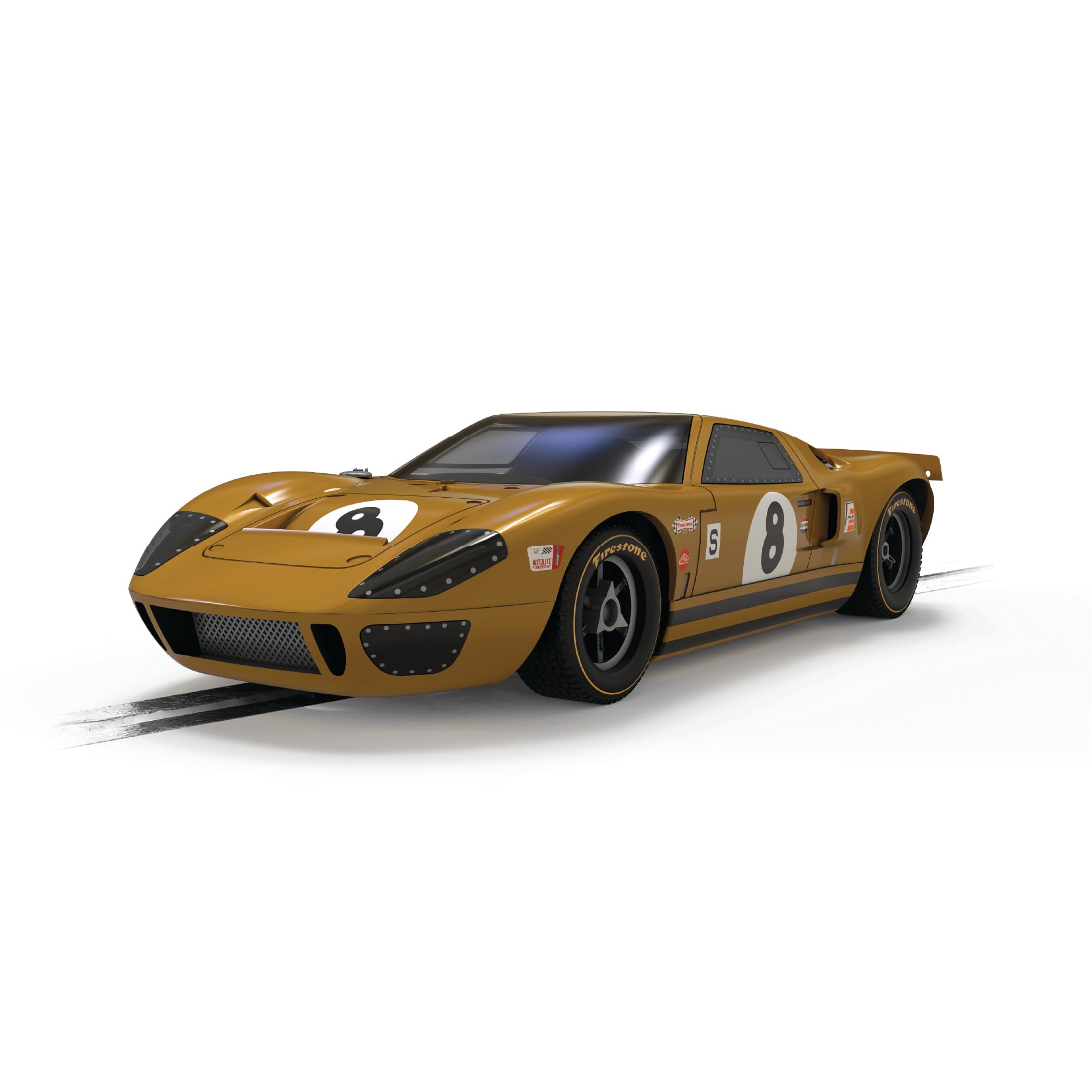 Amazon.com: Scalextric C4495 Ford GT40 - BOAC 500 1968 - Drury